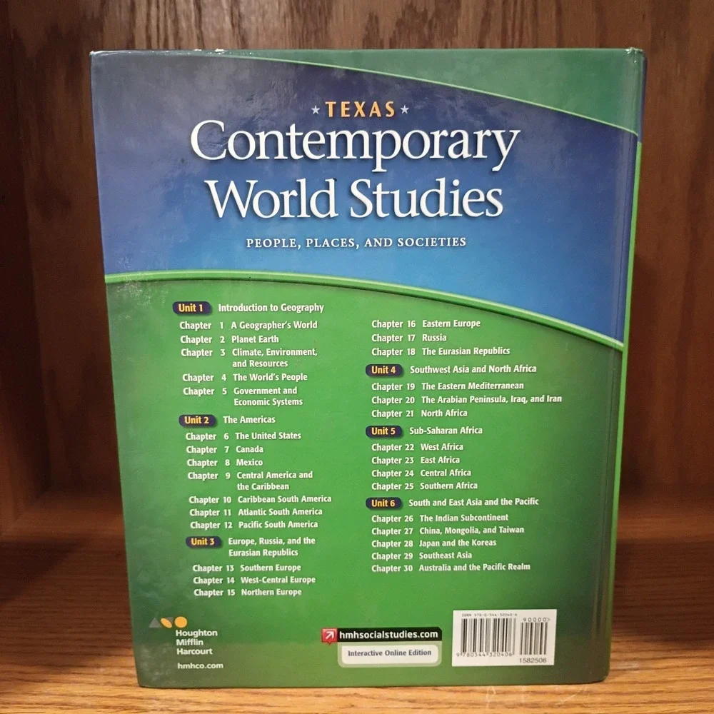 Contemporary World Studies: People, Places, and Societies Texas Hardcover